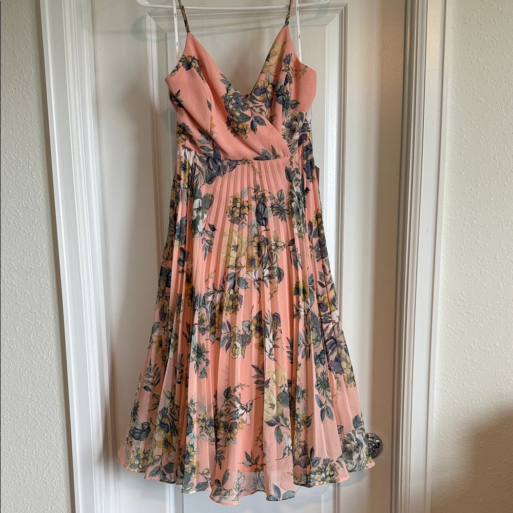 Lulu's Pink Floral Dress